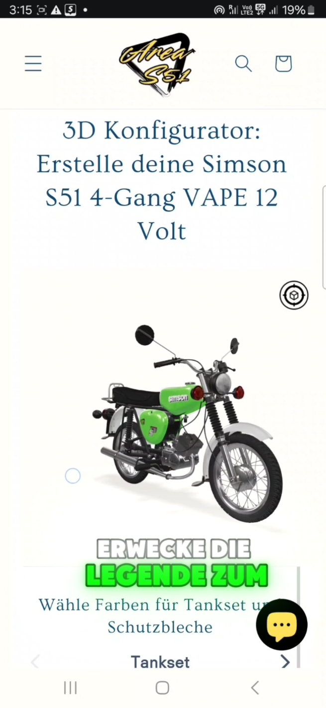 Update im online Shop. Nur noch 3 verfügbar! Und ein neues cooles 3D model. #s51 #simson #moped @Tobi-AreaS51 