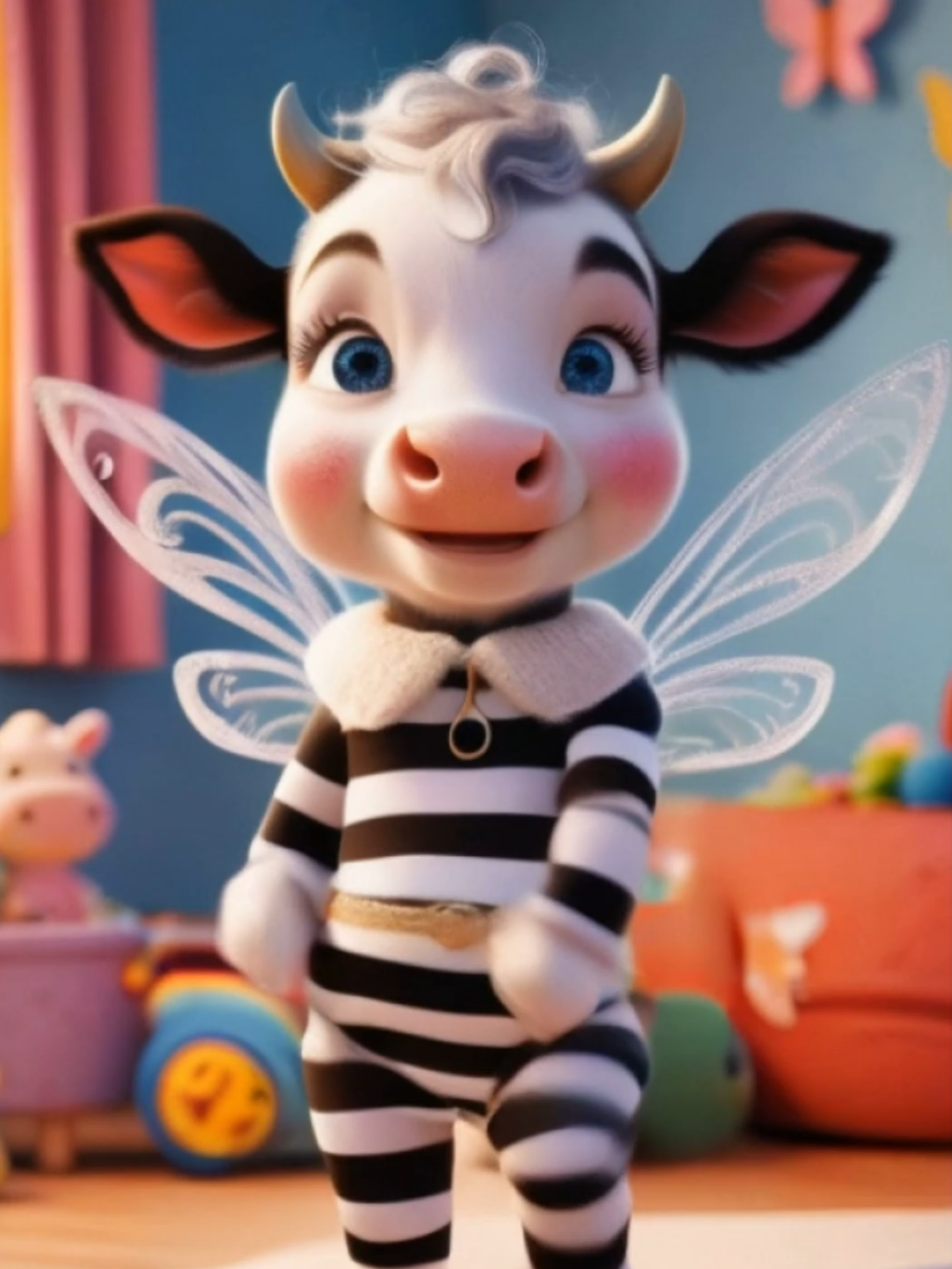 Dairy Cow dancing with the La Vaca Lola funny song #kids #lavacalola #cow #lavacalolachallenge #kidssong #funnykids #funnydance #cutecow #cowdance #fairy #animal #fyp #foryour #forkids #funnyfunnytv