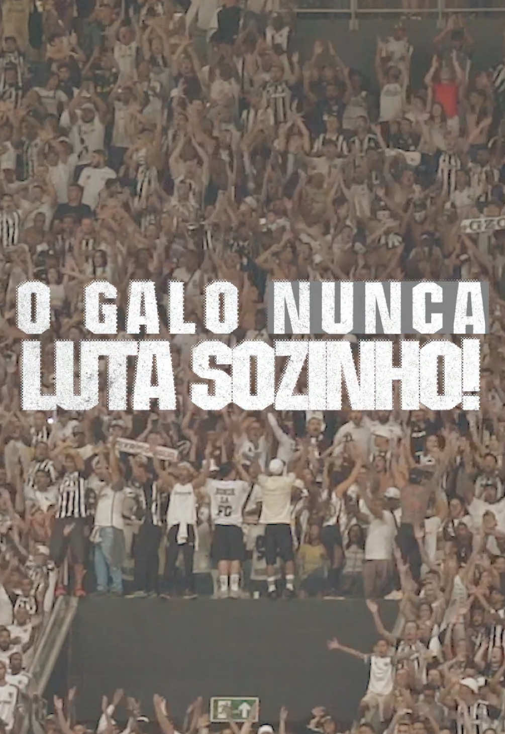 Bendita seja a Massa Atleticana. Bendito seja o Clube Atlético Mineiro! 🏴🏳️ #Atletico #Galo #CopaDoBrasil #OGaloNuncaLutaSozinho ⚔️ 