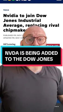 ‼️‼️CORRECTION: DIA appears to be the only etf that tracks the dow jones directly, while there are several others that overlap many holdings or are leveraged or short.  If you are an NVDA shareholder this is huge news. Nvidia is being added to the dow jones industrial average.  #kennethsuna #retireearly #genzfinance #investingforbeginners #investing #stockmarket #learnontikok #Lifestyle #howtoinvest #millionairemindset #millennialmoney #dividends #growthstocks #greenscreen 