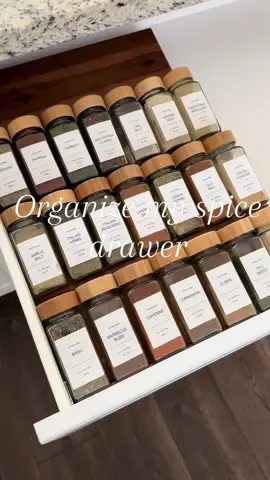 Organize my spice drawer with me with @Amazon Home finds 🫶🏽 Cant wait to add more!  . . . #amazonfinds #amazonmusthaves #amazonhome #spicedrawer #spicedrawerorganization #drawerorganization #fyp #fy #amazon #homeorganization #homeorganizationhacks #fypシ #newhomeowner #organizedhome #organizewithme #organized 
