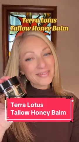 Terra Lotus Tallow Honey Balm #tallow #honey #dryskin #dryskinrelief #grassfed #beeftallow #balm 