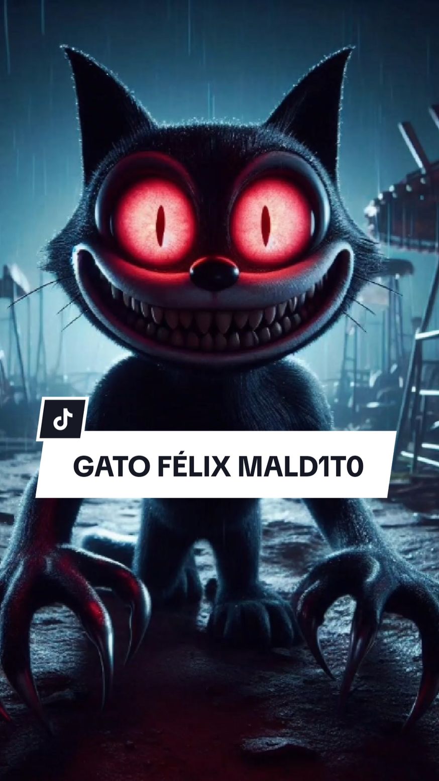 HISTÓRIA DO GATO FÉLIX ☠️ #history #terror #inteligenciaartificial  #fyyp #gatofelix #disney 