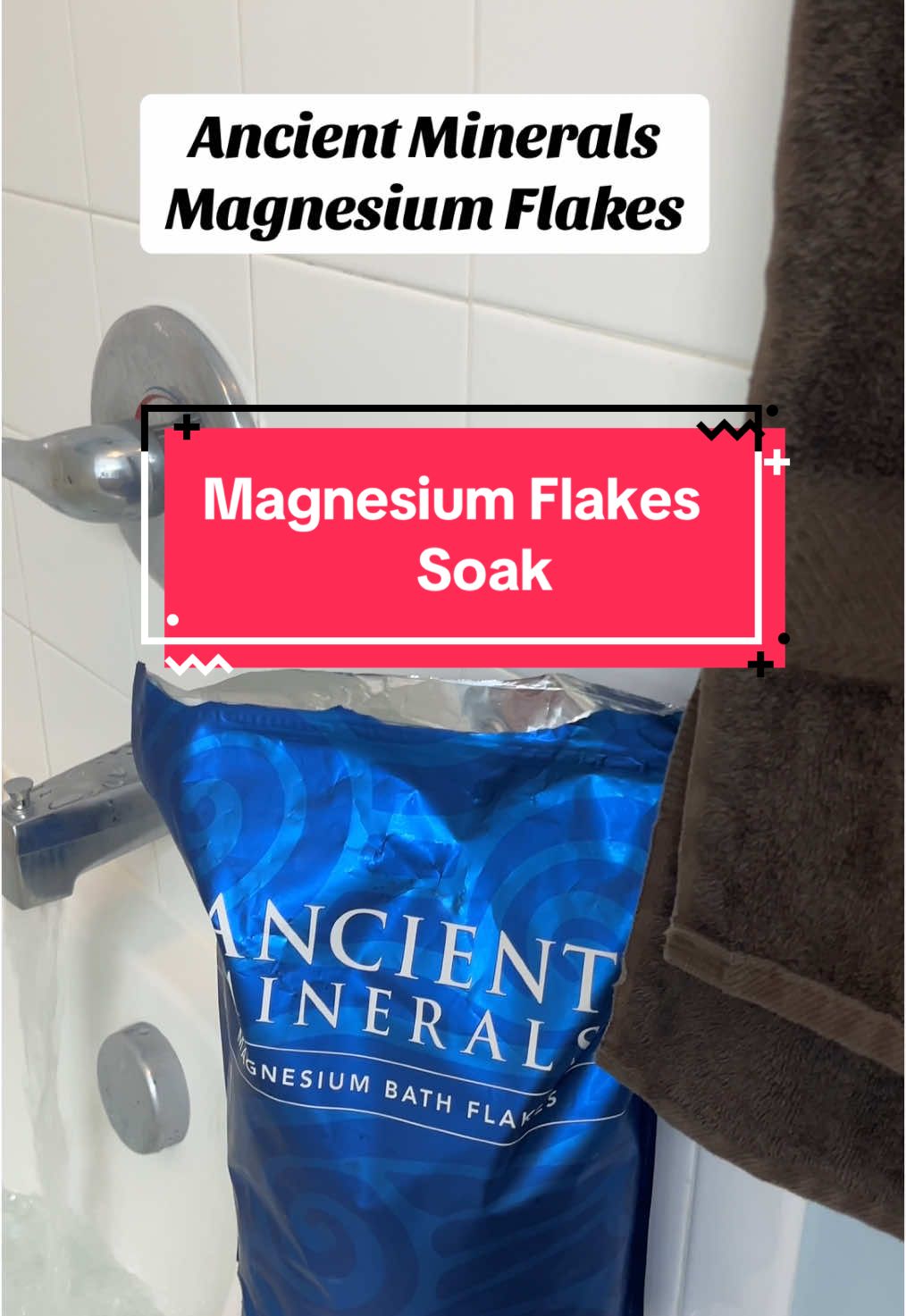 Relax in a tub of Magnesium Flakes is a wsy to wash away the dat. #magnesiumforsleep #relax #tiktokshopblackfriday #tiktokcybermonday #cozycountdown 