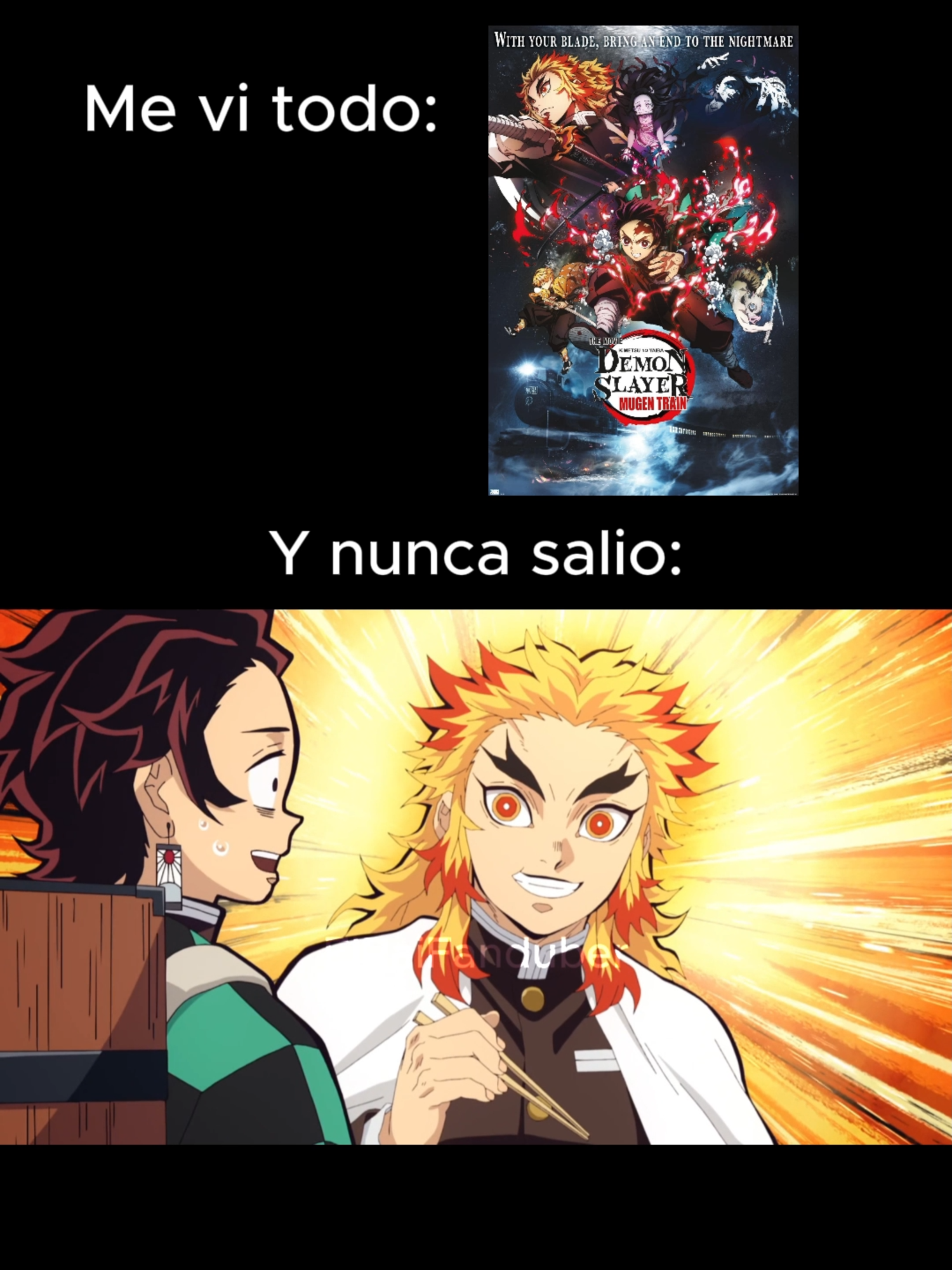 La nueva pelicula de Kimetsu esta rara, Rengoku sigue vivo Tanjiro:ElRai, Rengoku: @canolexx, Inosuke: @soyelkody, Zenitsu: @mikey_voice_oficial #kimetsunoyaiba #tanjiro #rengoku #inosuke #zenitsu #parati #fyp