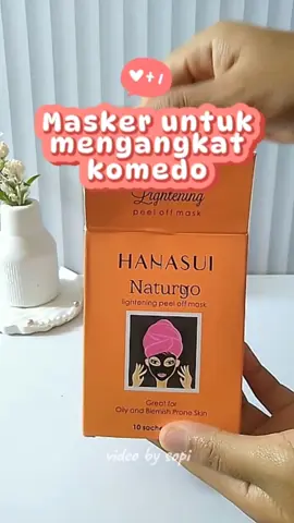 harga 17rban bisa dapet 10pcs masker komedo #masker #komedo #maskerkomedo #maskerhanasui #maskernaturgo 