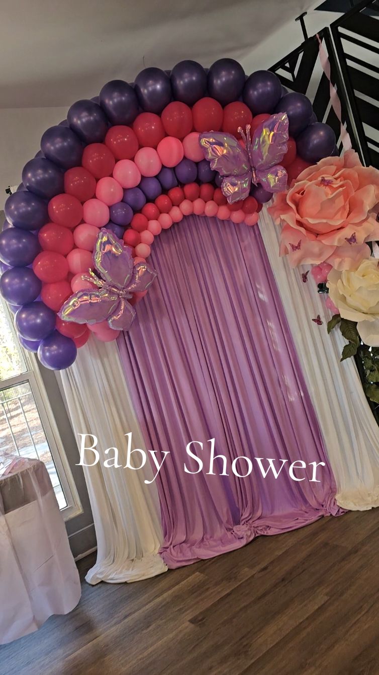 Butterfly Baby Shower #balloons #fyp #babyshowerballoons  #babyshower 