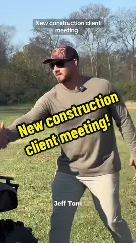 New construction client meeting! #building #contractor #construction #customhome #newconstruction #clients #SmallBusiness #bluecollar #worklife #businessowner #worklife 