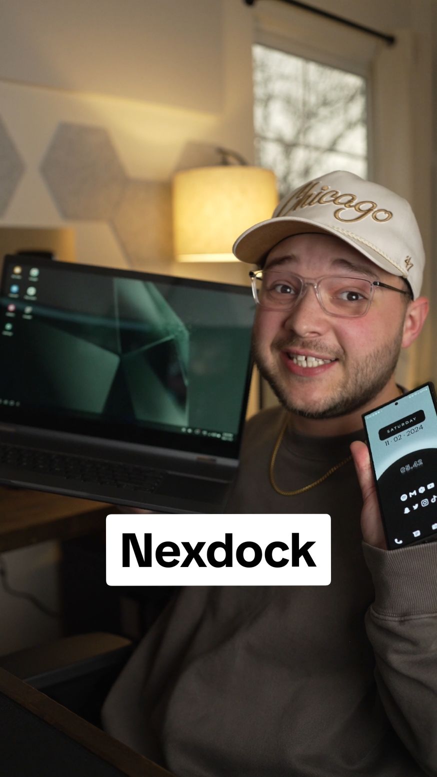 Thanks to Nexdock for sending over the Nexdock XL! #techtok #tech #samsung #android #s24ultra #samsungDex #dex  #nexdock #imparkerburton #androidguy #techguy 