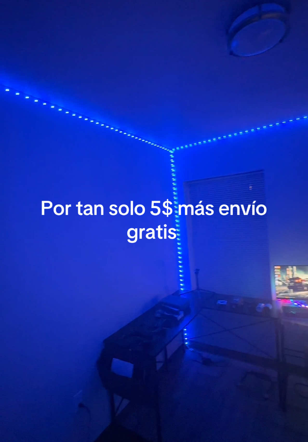 Luces led de pared led color ideas bedroom led ideas luces led para tu cuarto luces led envío gratis luces led para espejo #fyp #tiktok #lucesled #luces 