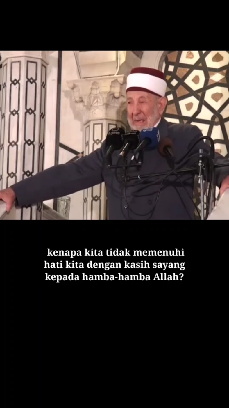 Khutbah Jum'ah Terharu Syaikh Ramadhan Al Buthiy