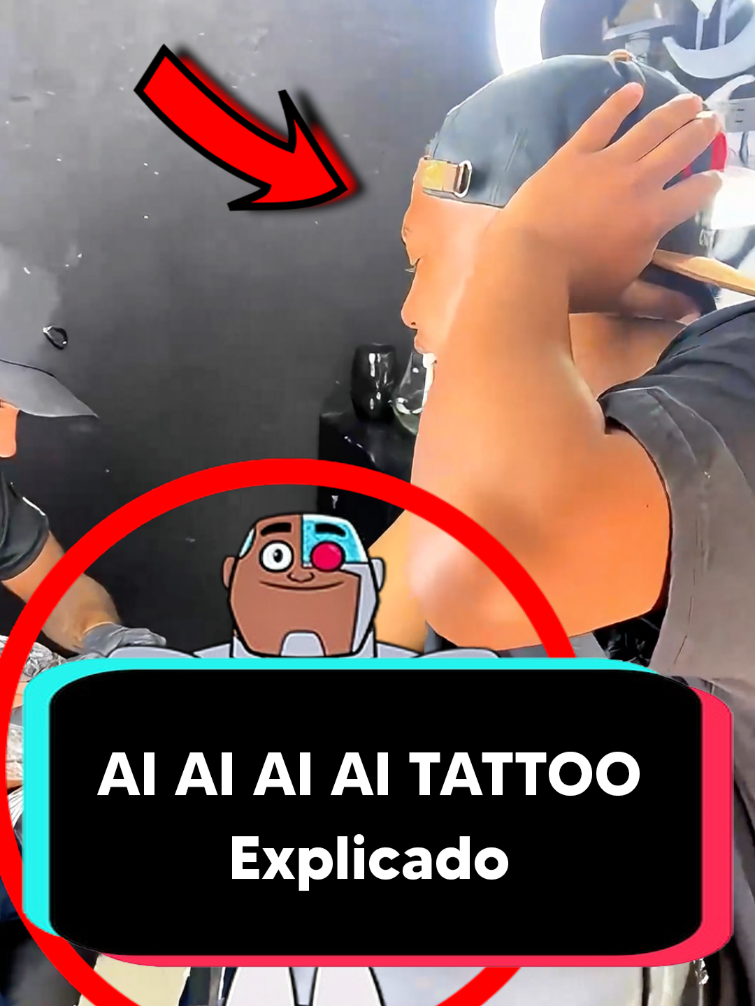 “Ai Ai Ai!”: É o Ciborgue ou o Jake? Brasileiro Vira Meme com Grito na Tatuagem! #cyborg#dublador#jake#horadeaventura#ciborgue#grito#tattoo#tatuagem #jovenstitãs