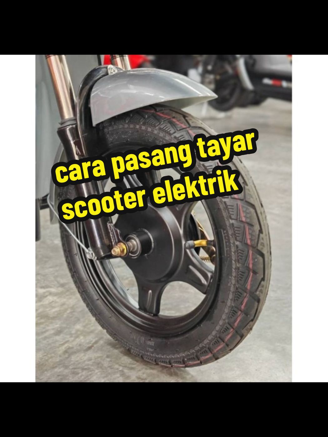 cara pasang tayar electric scooter 14x2.50 ebike #scootertire #tyre #tire #ebike #electricscooter #tayarskuter #basikalelektrik #14x2.50 #tayarebike 