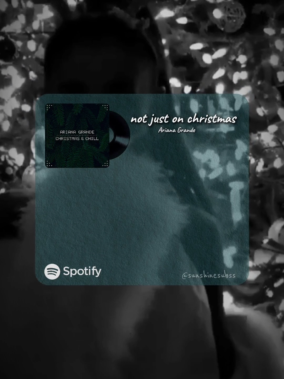 not just on Christmas - Ariana Grande (Christmas & chill album) #notjustonchristmas  #christmasandchill #chirstmas #ArianaGrande #Viral #eternalsunshine #positions #thankunext #sweetener #dangerouswoman #myeverything #yourstruly 