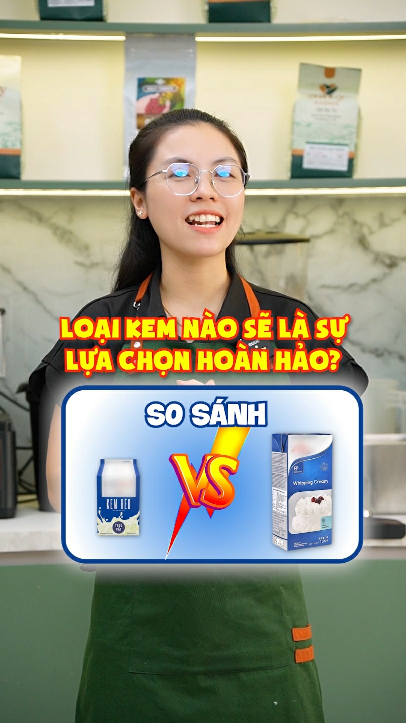 Loại kem béo pha chế phù hợp cho quán của bạn - R.ich lùn hay W.hipping Cream ? #richlun #whippingcream #kembeo #LearnOnTikTok #salygroup #salyacademy #khoahocphache #dayphache #hocphache #lyphamphache #lypham 