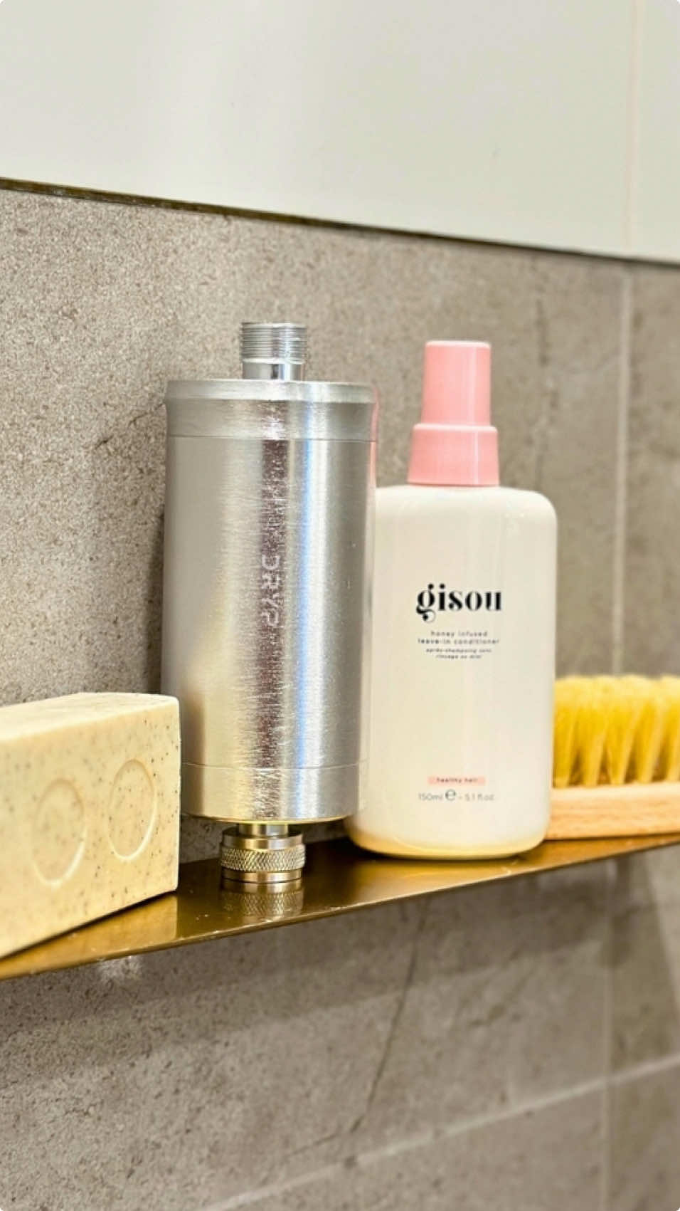 A must-have essential for your shower routine 🚿✨ #skincareroutine #waterfilter #waterfilterinstallation #beautyhacks #fyp 
