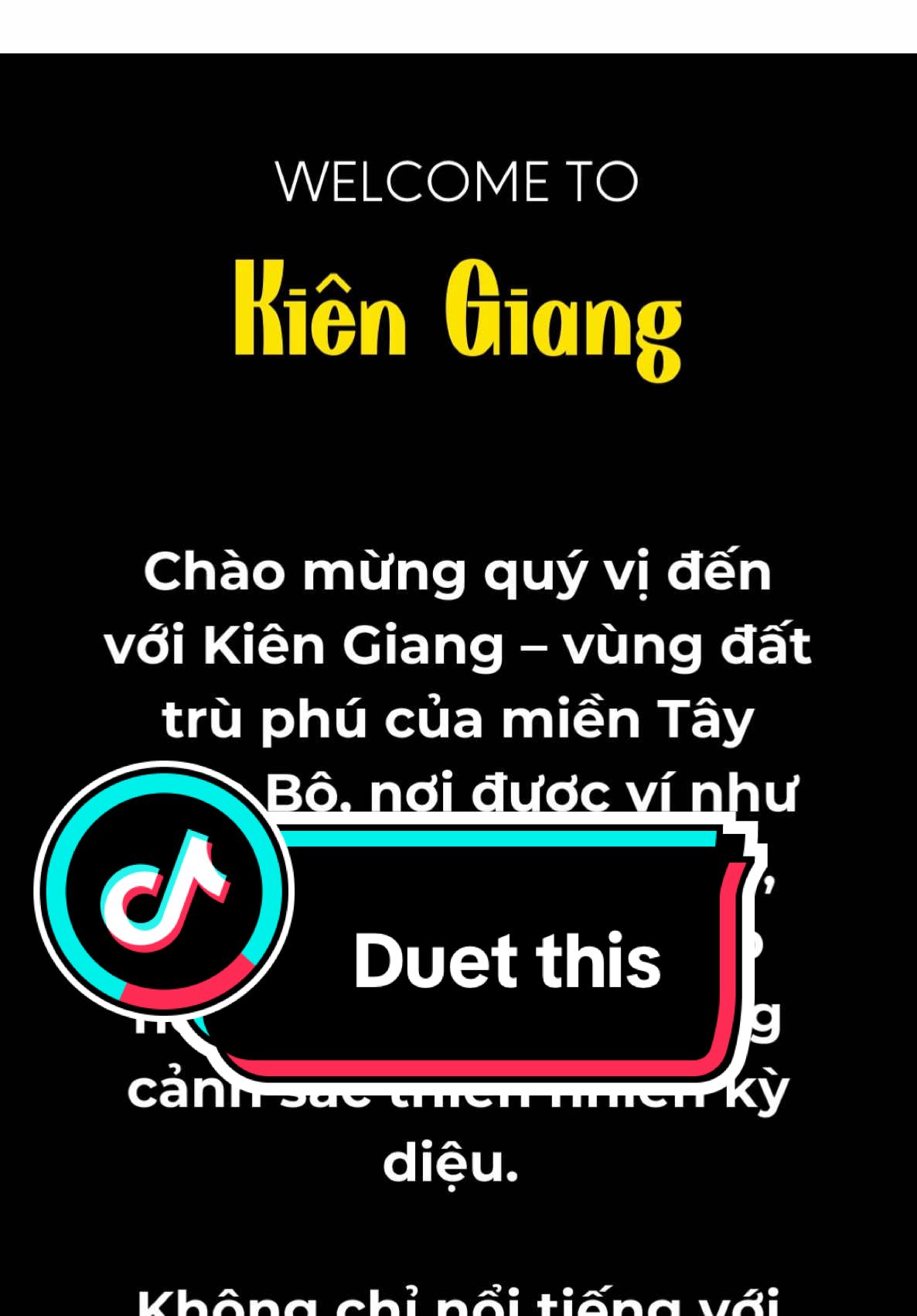 Duet this! Chào mừng đến với Kiên Giang - một Việt Nam thu nhỏ 🥰 P1: Challenge dẫn dắt về 63 tỉnh thành của Việt Nam #wisemc #duet #vietnamesespeaking #voice #hocmc