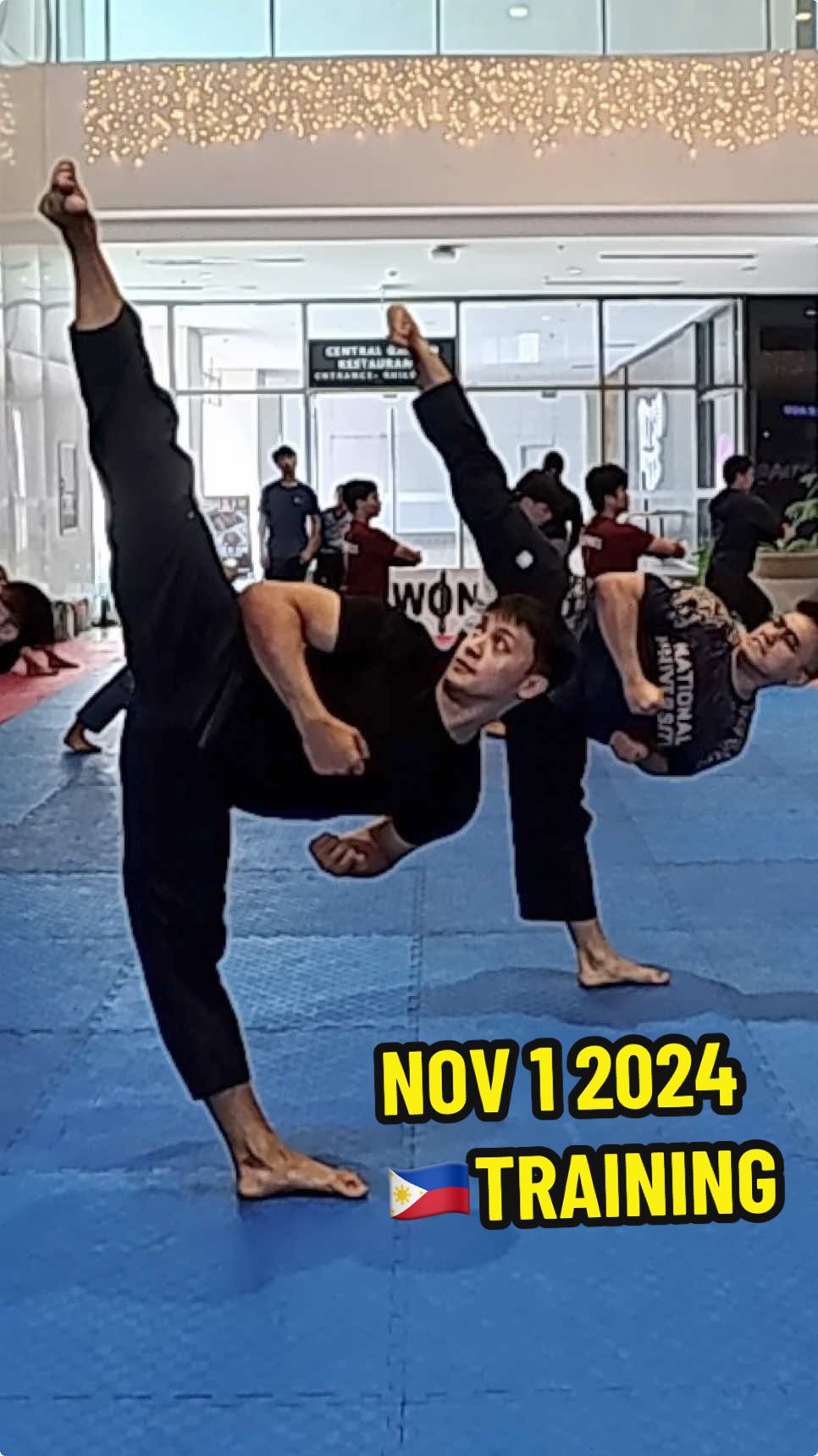 NOV 01,2024 Training.  Hahaha what is holiday hahaha #taekwondoPh #poomsae  #pyongwon