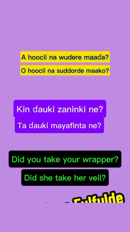 #CapCut #fulfulde #Fulani #nigerianfulani #Nigeria #Peul #Pular #Pulaar #LearnOnTikTok #Pullo #fulfuldetiktok #HausaFulani #nigeriantiktok #Fula 