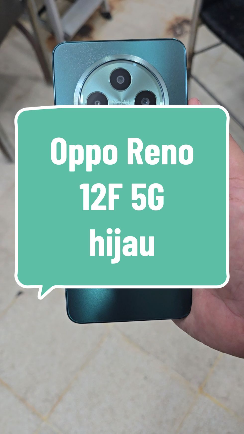 Oppo Reno 12f 5G hijau #opporeno12f 