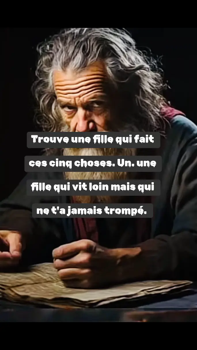 Trouve une fille qui fait ces cinq choses. Un. une fille qui vit loin mais qui ne t'a jamais trompé. Deux. une fille qui n'est pas timide à montrer aux autres à quel point elle t'aime.