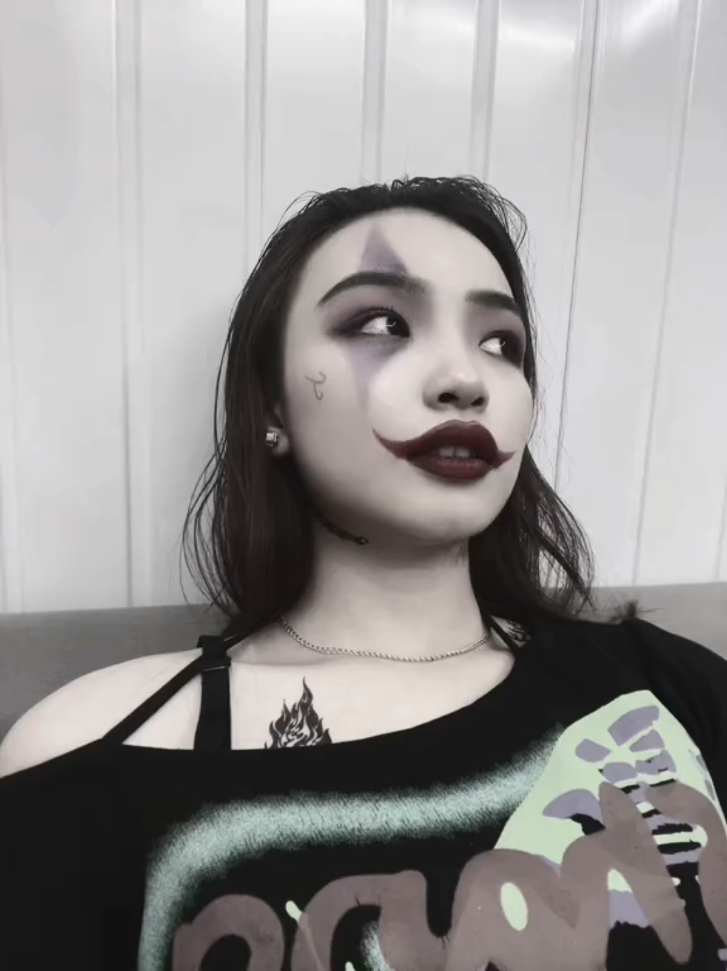 do u wanna play psycho k*ller?  #AlexaTan #AureaAndAlexa #aureaandalexayoutubechannel #halloween #joker #trend #trending #viral #fyp #foryou #foryoupage 