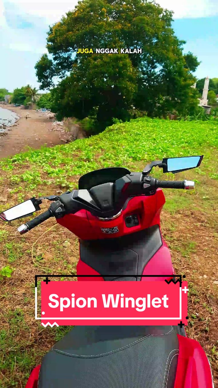 Spion winglet stylish dan aerodinamis untuk motor kamu! Desain unik, memberikan tampilan sporty dan keamanan maksimal saat berkendara. Mudah dipasang dan tahan lama, cocok untuk berbagai jenis motor. Tingkatkan gaya sekaligus keamanan berkendara! #SpionWinglet #AksesorisMotor #SpionSporty #MotorModifikasi #SpionMotor #GayaMotor #AksesorisKeren #MotorKekinian #AksesorisMotorSport #ModifikasiMotor #SpionAerodinamis #GebyarBelanjaNovember