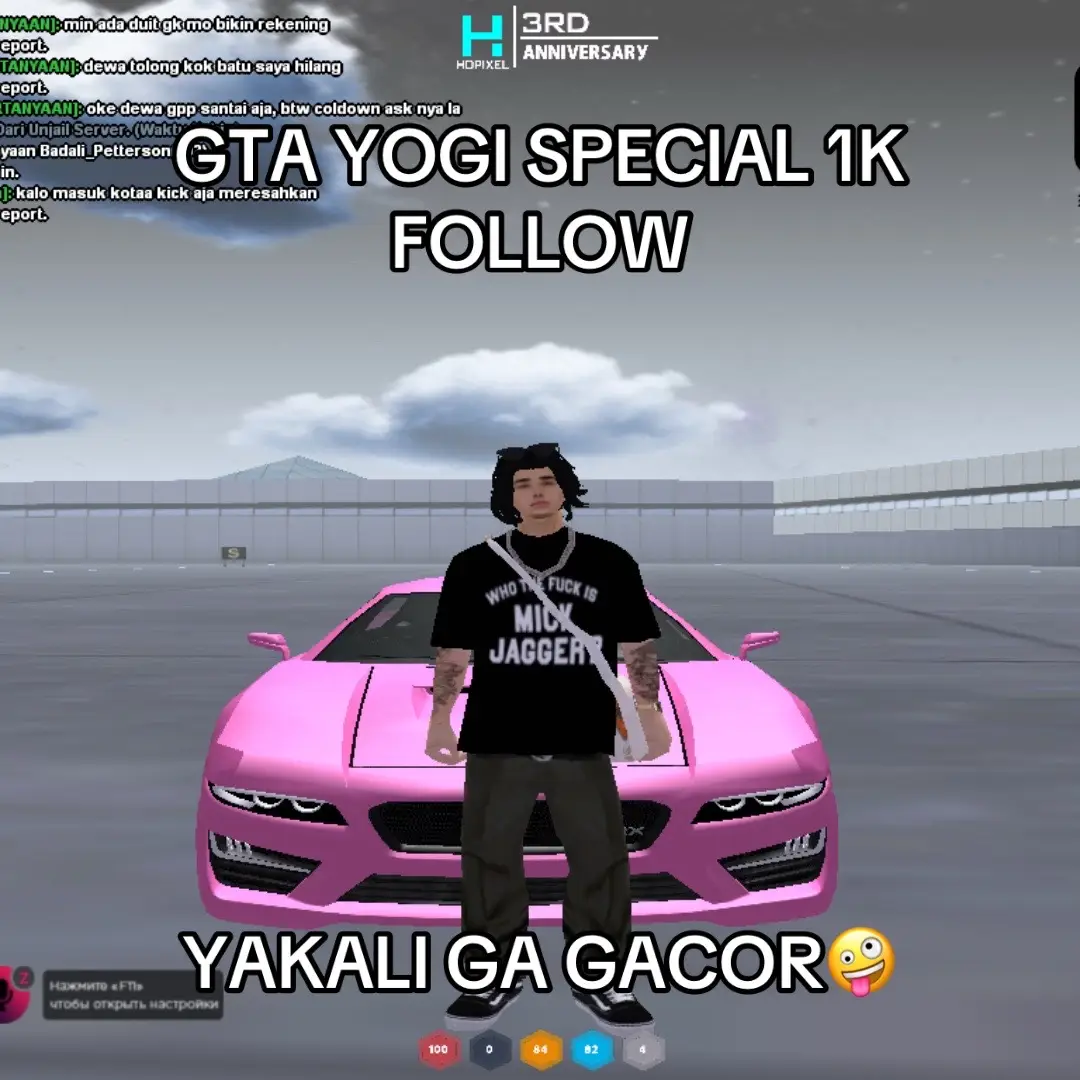 Makasi 1k Folls nya le xoxoxo, Rilis GTA 1K Folls yogi ada di dc guzman link nya ada di bio yaa. Buat yang nanya FPS berapa? Coba liatin tiap SS itu ada FPS di pojok kanan atasnya xixixi #gtasamp #talibanontop🇦🇱 #akuswdm #hopixelroleplay #TURU #gtamabar #yogijago 