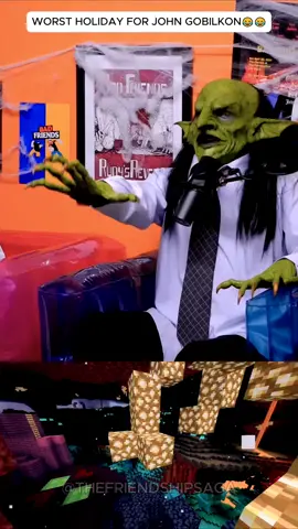 Worst holiday for john goblikon 🤣  #johngoblikon #worstholiday #halloweencostume #haloween #halloweenlooks #comedyclips #fypシ #viralvideo #podcaster #andrewsantino #bobbylee #thefriendshipsaga #badfriends 