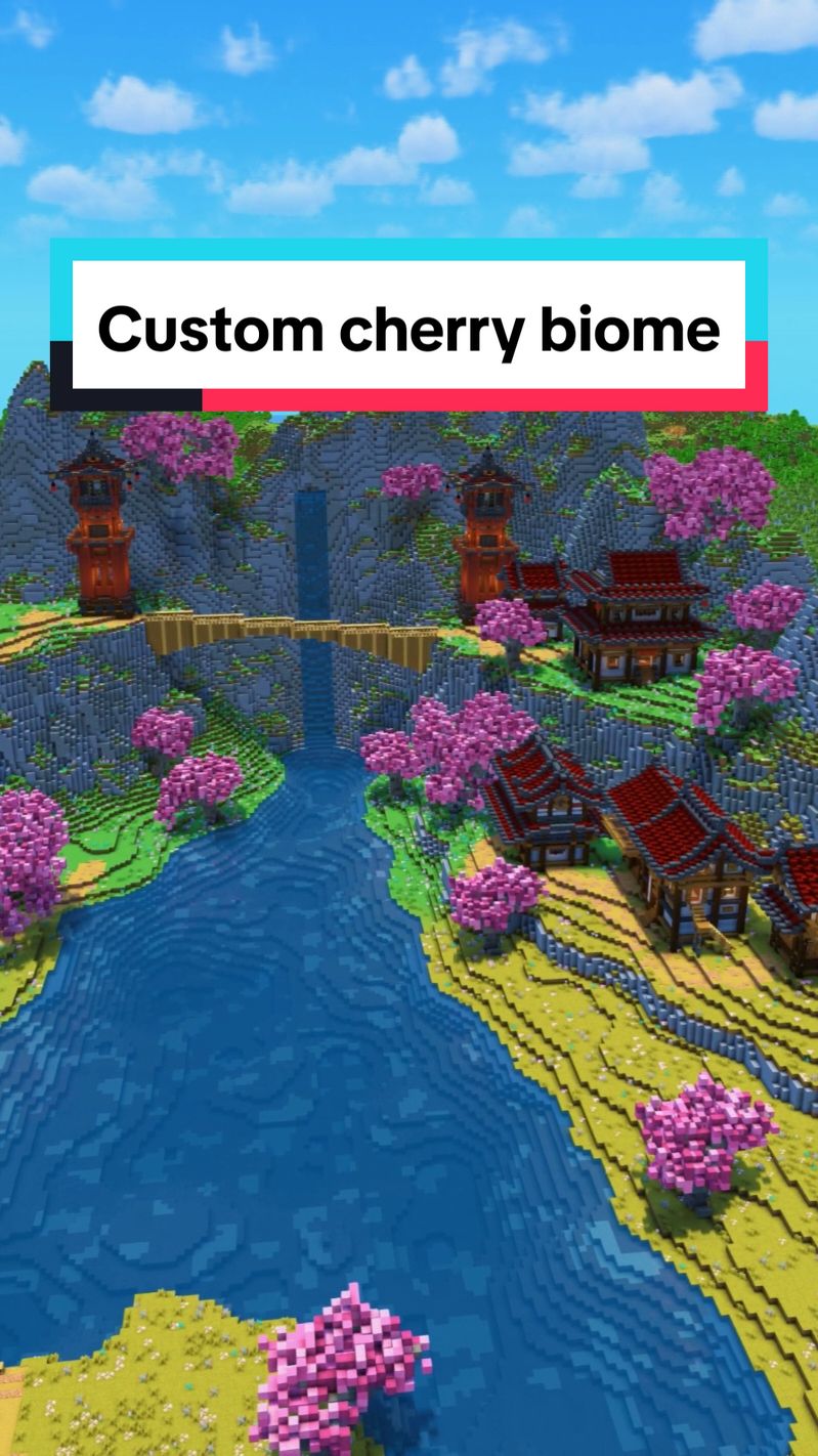 New minecraft biome unlocked! whats next? #Minecraft #minecraftbuild #minecraftbuilding #minecraftbuilds #minecraftmemes #minecraftideas #minecrafttutorial #fyp #sakura #lotr #usa🇺🇸 