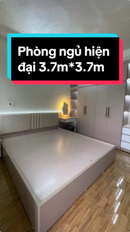 Phòng ngủ  3.7m*3.7m có gì? - thiết kế phòng ngủ hiện đại- Chất liệu gỗ mdf cốt xanh Thái Lan! Liên hệ:037.790.8610#thicongnoithatdep #whitehouse #vachtiviphongkhach #phongnguhiendai 