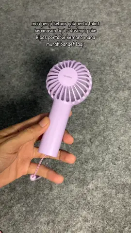 diluar panas pake kipas portable kemana mana enak banget #fypシ゚ #kipasanginportable #kipasgoojodoq #kipasmini #kipasangin #promoguncang1111 
