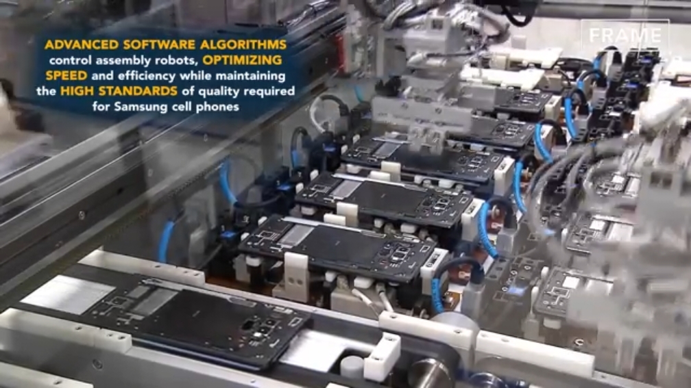 @Samsung #foundry #assemblyline #robots 🤖 #smartphone #galaxy 📱 #lecia 