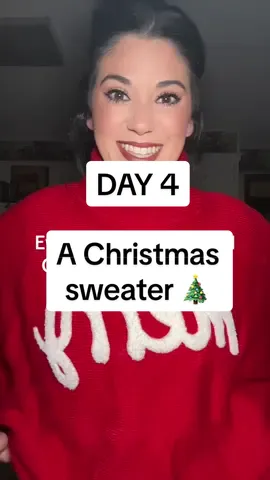 On the 4th day of Christmas I got the cutest & softest Christmas sweater ❤️ #merrychristmas #holidayoutfit #christmas #christmassweater #tiktokshop 