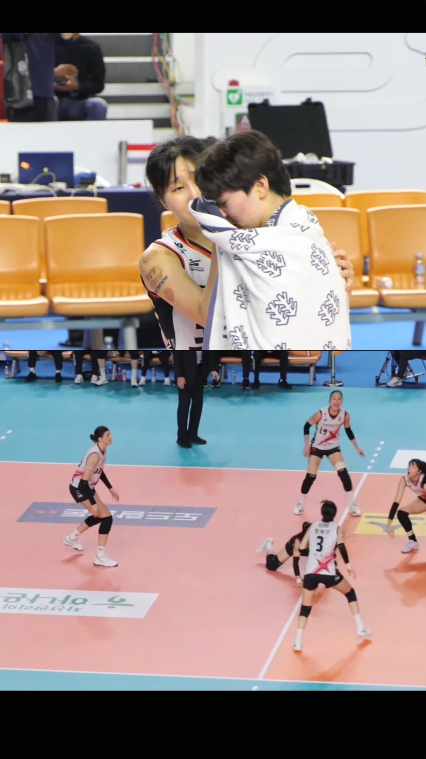 sang ketua #yeumheeseon 🥺🥹❤️🤍🖤#kimdeun #redspark🇰🇷 #redsparks #vleaguekorea #hipass 