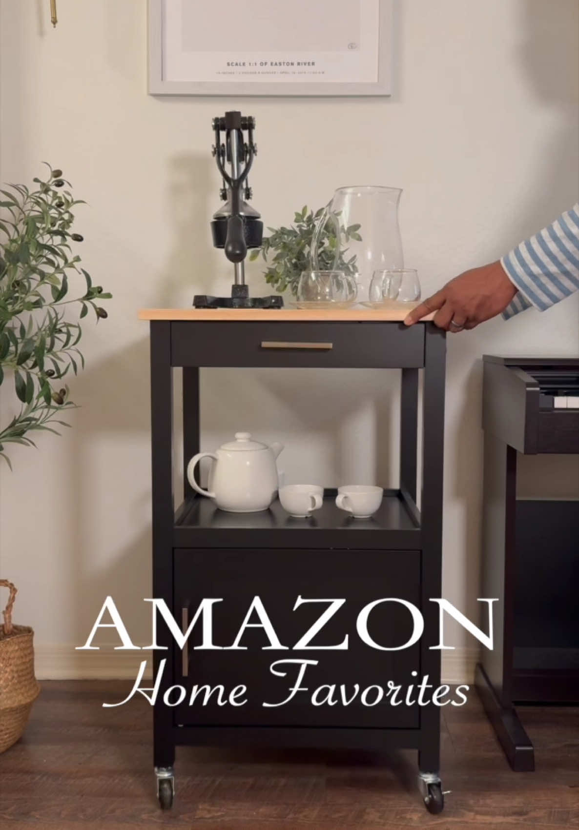 It’s linked in the Home category of my AMZ SF located in my bio. Thank you all for following, supporting and have a wonderful day! This kitchen cart comes in black-and-white and is such a useful product for smaller kitchens or patios!🫶🏾 #amazonfinds #amazonbestseller #amazonbestsellers #amazonmusthaves #amazonreviewer #amazonhome #amazonhomefinds #amazonhomefavorites #amazondeals‼️ #amazondealoftheday #amazondeals #kitchencart