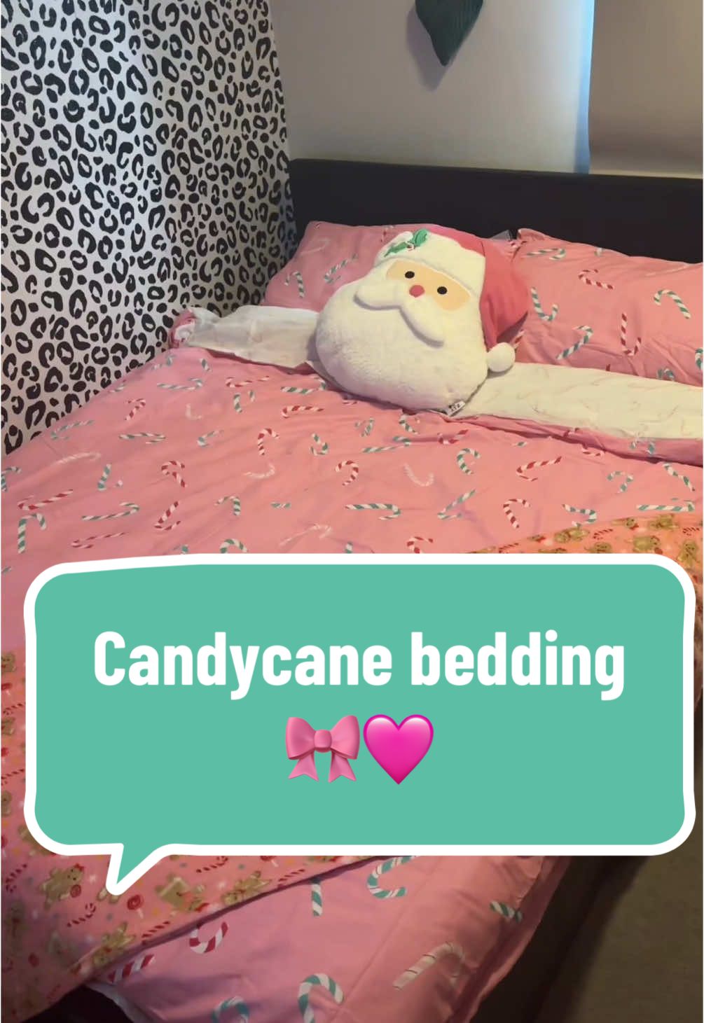 Love new bedding, this set is from @ASDA GEORGE. Its very pretty and a great price. I have bought the same ones for the kids beds too. I think i am gonna change the blanket though! Does anyone else like christmas bedding?  #pinkdecor #pinkhomedecor #pinkhomesonabudget #pinkchristmas #christmas #mumsoftiktok #candylandchristmas #pinkaesthetic 