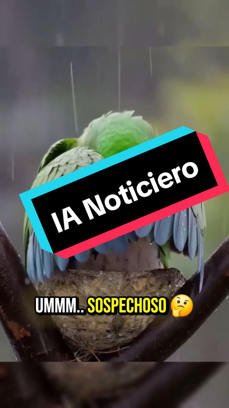 Un video hecho con IA engañó a los noticieros!! #biologiadesdecero #biologia #IA #inteligenteartificial #loros #desmintiendo #desmintiendotiktoks 