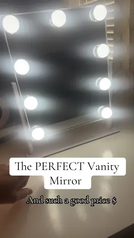 The Vanity Mirror everyone needs! Click the link below to snag yours! #vanity #vanitymirror #lightupmirror #getreadywithme #makeupmirror #makeup #makeuphacks 
