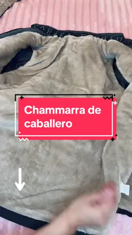 Chamarra para caballero afelpada#caballero #abrigo #jacket #ropa 