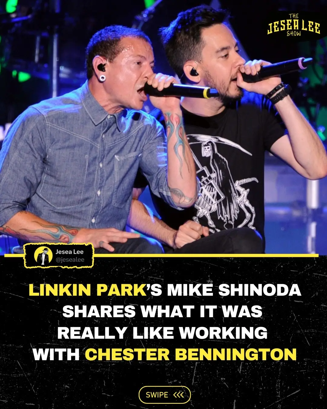 On Linkin Park’s ‘From Zero’ podcast, Mike Shinoda talked to vocalist Emily Armstrong about what it was like working with the late Chester Bennington 