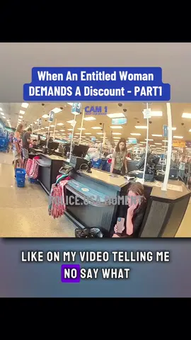When An Entitled Woman DEMANDS A Discount - PART1 #cop #police  #policeofficer #foryou #foryoupage #bodycam #sheriff  #viral