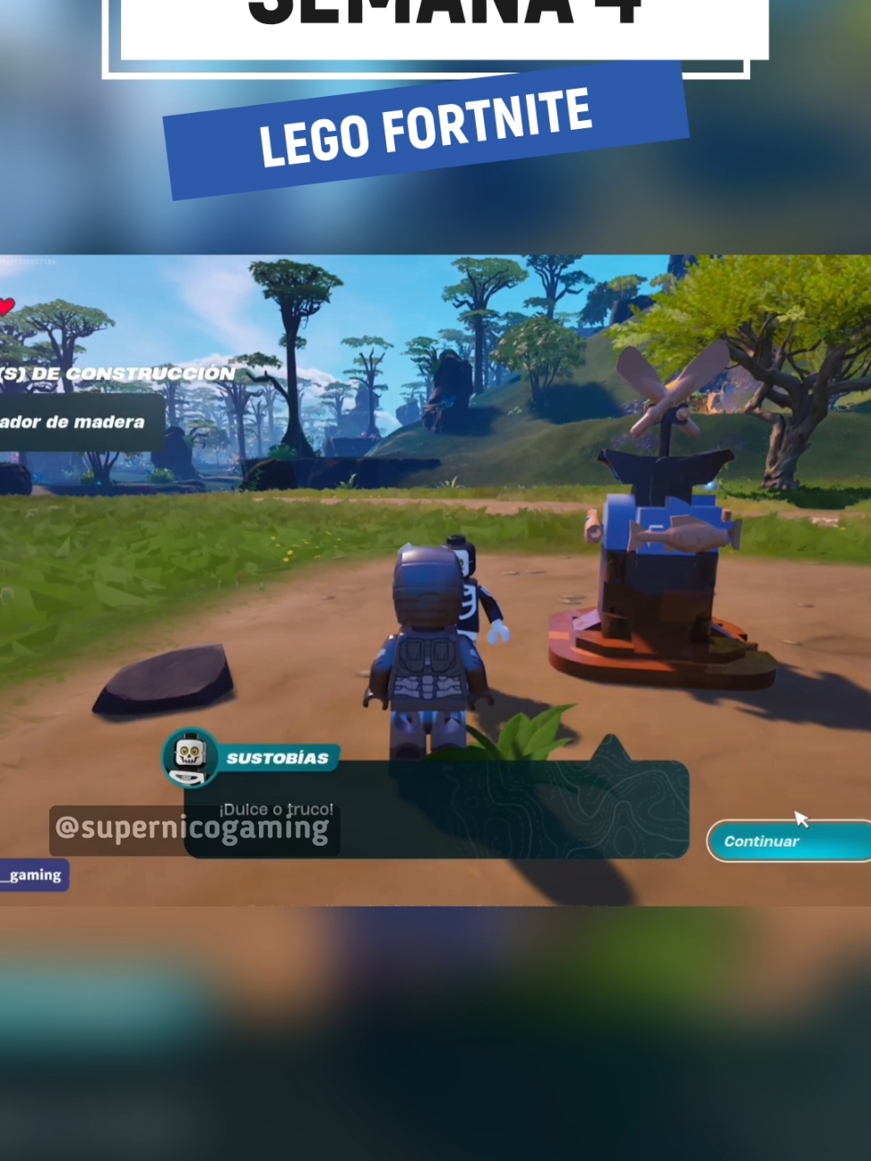 Habla con Sustobias en Lego Fortnite. Misiones Semana 4 Ladrillos y Sustos #fortnite #fortniteclips #parati #legofortnite #lego