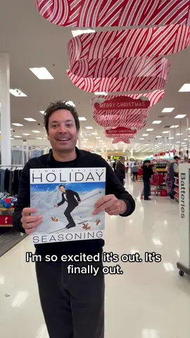 Holiday Seasoning is out now, I’m so excited! Get an extra special copy with a ruby red vinyl only @target. Thank you everyone for all the love! #HolidaySeasoning 