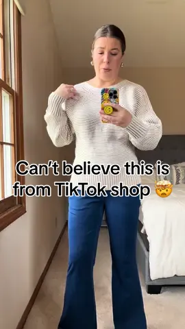 Another amazing find from TikTok shop! This sweater is super nice quality, soft and comfortable, and very cute! It’s also extremely affordable. I’ve linked it for you below.  #sweaterweather #sweater #knitsweater #TikTokShopHolidayHaul #TikTokShopBlackFriday #tiktokshopcybermonday #giftsforher #womensfashion 