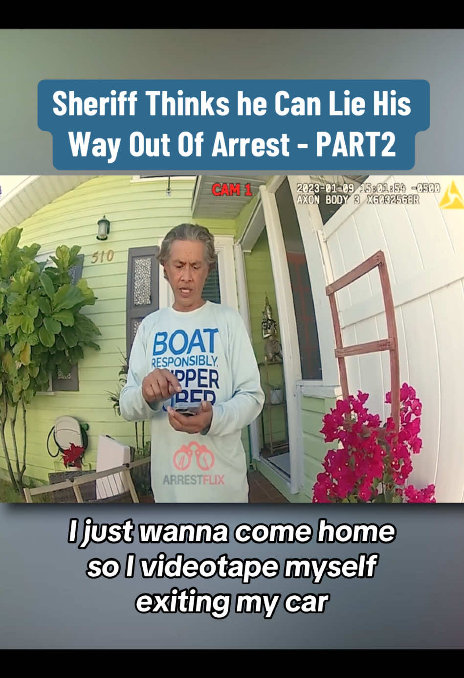 Sheriff Thinks he Can Lie His Way Out Of Arrest - PART2 #cops #copsoftiktok #policeofficer #fpy #foryou #foryoupage #bodycam #sheriff  #viral #viralvideo