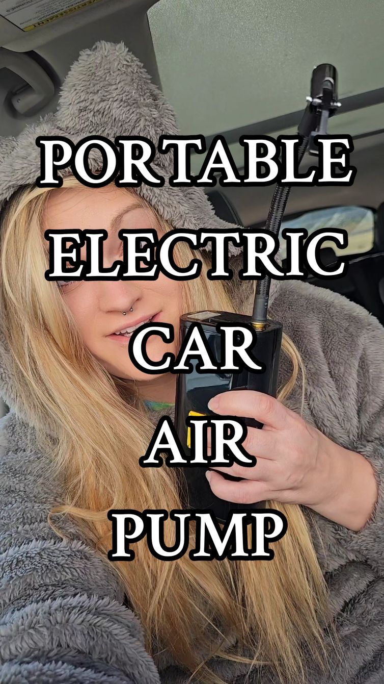 The portable electric car air pump is a MUST HAVE for everyone! #portableelectriccarairpump #electricairpump #emergencycarkit #electrictireinflator #tireinflator #caressentials #tiktokshopcybermonday #tiktokshopblackfriday #tiktokshopholidayhaul #flashsale #airpump #airpumpelectric