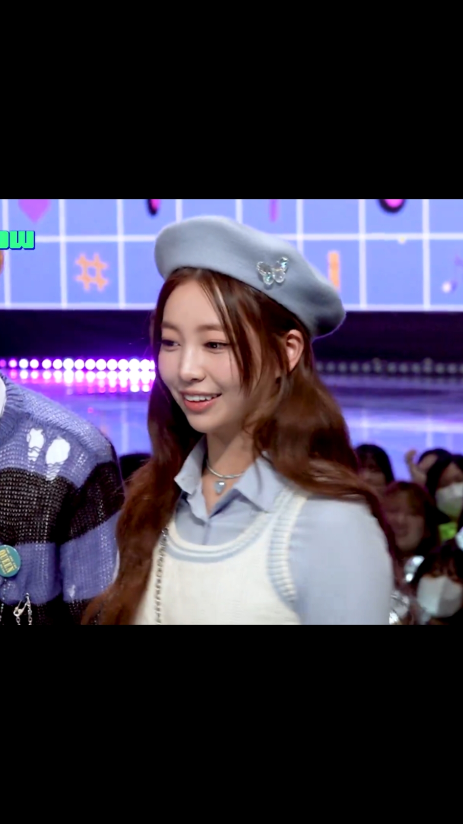 part 145 @UNIS Nana THE SHOW MC | sky blue suits her so well~ — #unis #nana #unisnana #nanaezatoki #nanaunis #unis_nana #visual #curious #유니스 #나나 #ナナ #ユニス #foryou #fypシ #fyppppppppppppppppppppppp #parati #너만몰라 #kpop #viral #viralvideo #tiktokviral #trending #cherishmylove #illit #theshowmcnana #mcnana #nanaedit #theshow #더쇼 