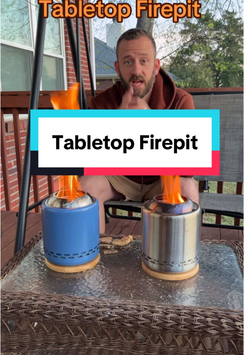 Tabletop Firepit mow on sale! #tabletop #firepit #outdoor #fire #christmas #tiktokshopblackfriday #tiktokshopcybermonday