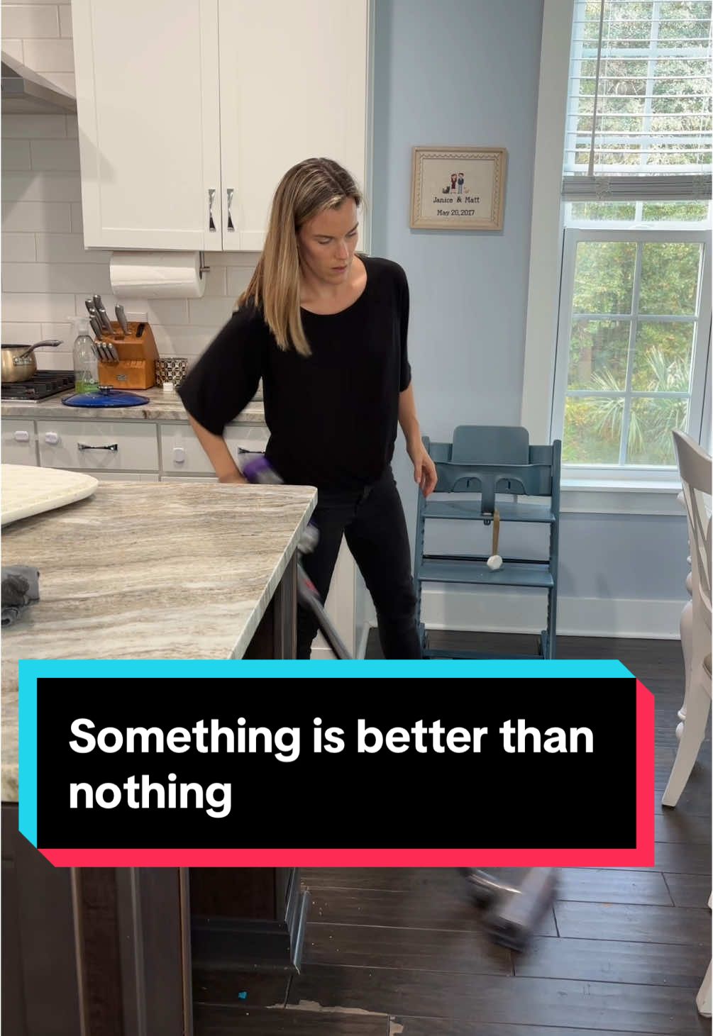 Something is better than nothing! #CleanTok #cleaning #quickclean 